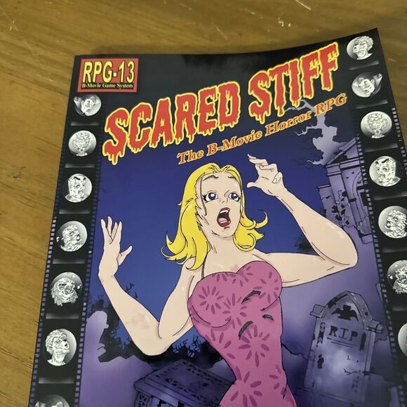 SCARED STIFF: THE B-MOVIE HORROR RPG (RPG-13 B-MOVIE GAME By Gene Stanley VG - Picture 2 of 7